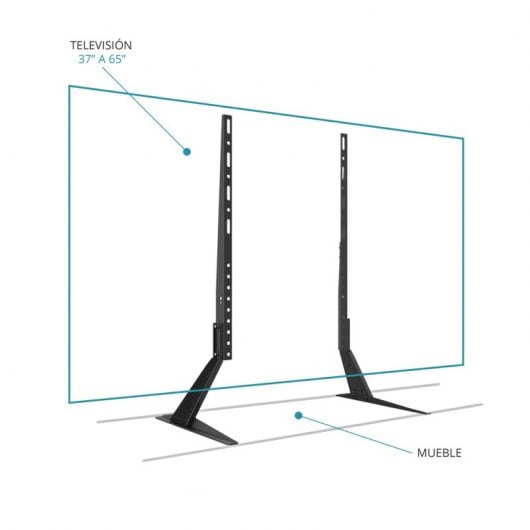 Supporto da Tavolo TM Electron per TV 37"/65" VESA 600x400 Max 50Kg