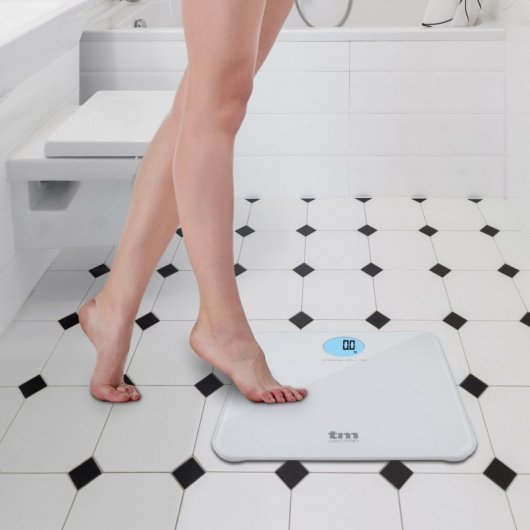 TM Electron Báscula de Baño Blanca