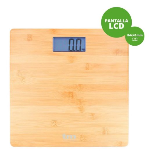 Balança Digital TM Electron TMPBS032 Até 180kg Ecrã LCD Desligamento Automático