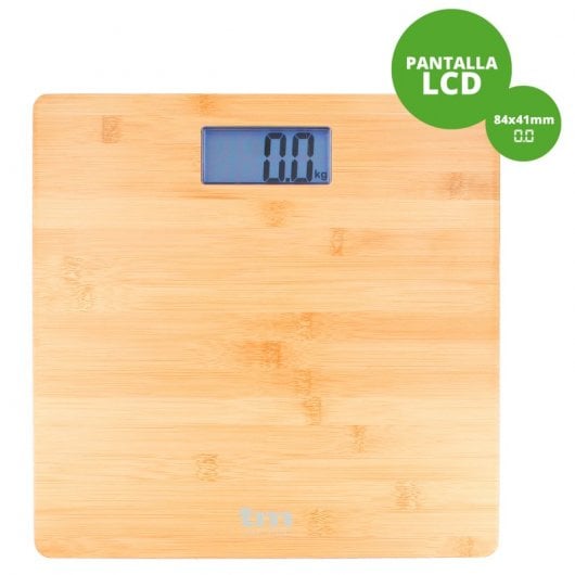 TM Electron Báscula de Baño Bambú