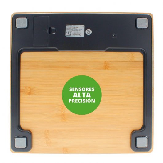 TM Electron Báscula de Baño Bambú