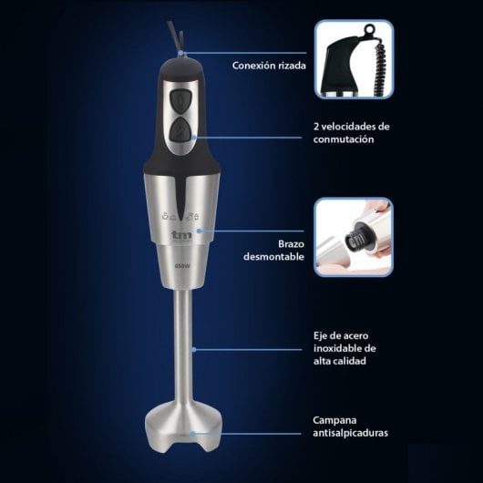 TM Electron Batidora de Mano 650W