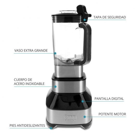 TM Electron Tritan Glass Blender 1600W Noir
