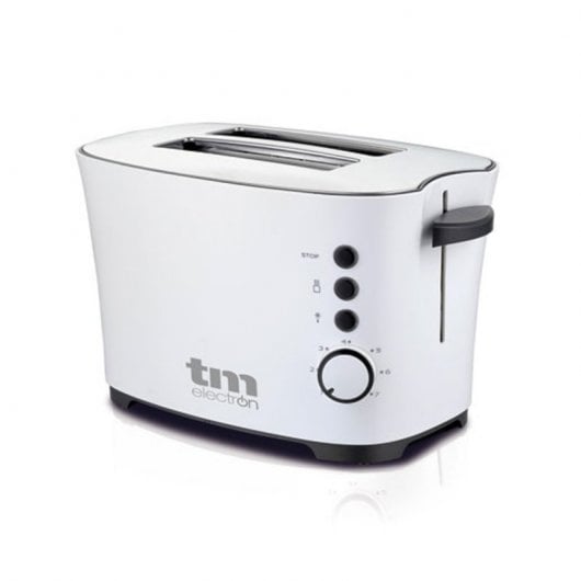 TM Electron Tostadora 2 Rebanadas 850W Blanco
