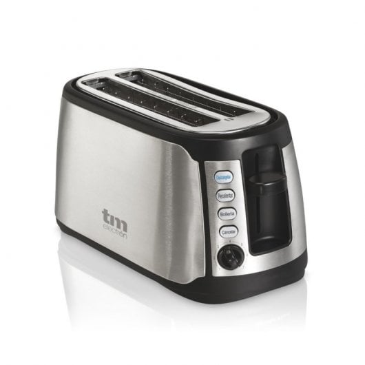 Grille-Pain Electronique TM 4 Tranches XXL 1400W Inox