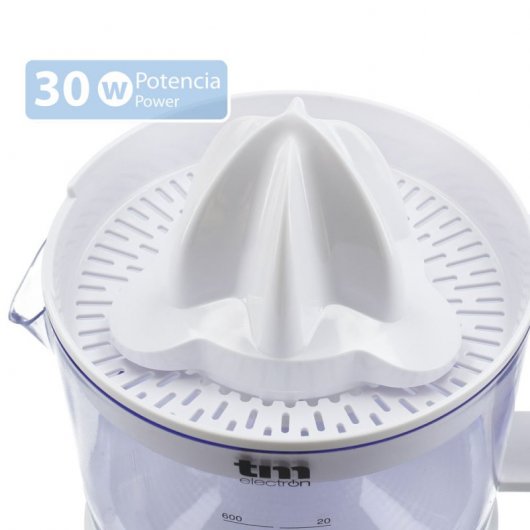 TM Electron Exprimidor Eléctrico 30W Blanco