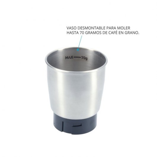 TM Electron Molinillo de Café 180W Acero Inoxidable