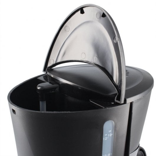 TM Electron Filterkaffeemaschine, 10 Tassen, 800 W, Schwarz