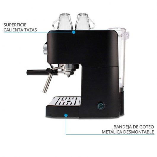 TM Electron Cafetera Espresso 15 Bares Inox
