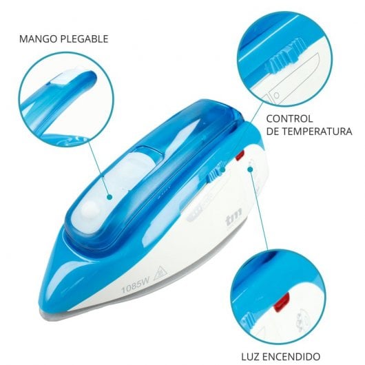 Fer à vapeur de voyage TM Electron 1085W