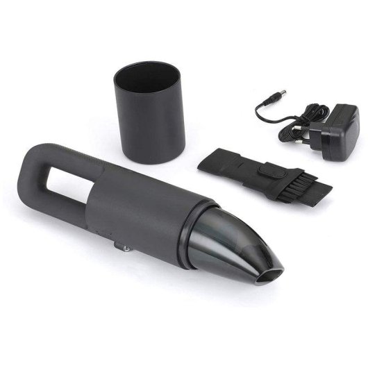 TM Electron Mini Aspirador Portátil Recargable Negro