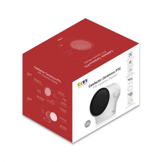 TM ELECTRON PTC Calefactor Cerámico Oscilante 1000W
