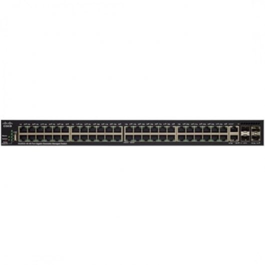 Cisco SG350X-48P Switch 48 Puertos Gigabit PoE + 2 SFP+