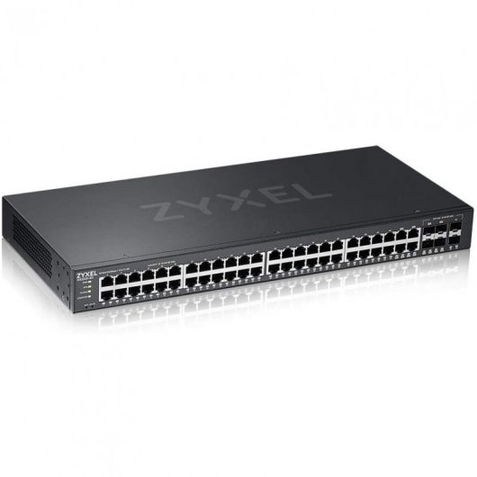 Zyxel GS2220-50-EU0101F Netzwerk-Switch Managed L2 Gigabit Ethernet (10/100/1000) Schwarz
