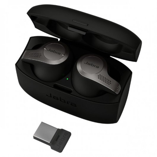 Jabra Evolve 65T Auriculares Inalámbricos Negros