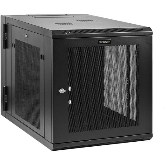 StarTech.com Armadio per Server Rack Montabile a Parete 12U - Armadio a Cerniera fino a 32" (81cm) di profondità