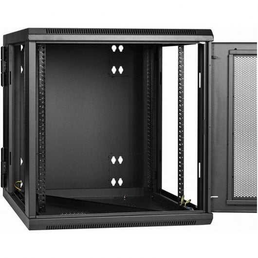 StarTech.com Rack serveur 12U à montage mural - Boîtier armoire serveur à charnières - Jusqu'à 81,2 cm de profondeur
