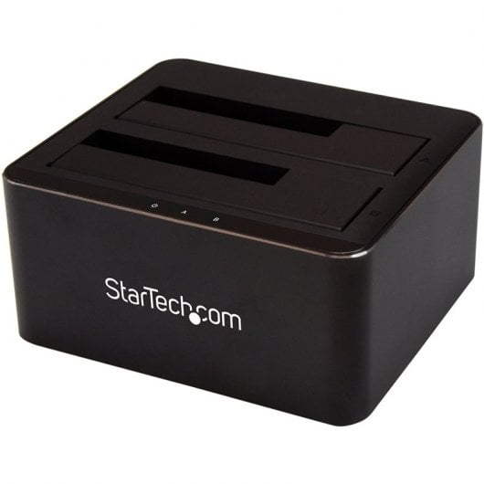 StarTech.com SDOCK2U33V Speicherlaufwerk-Docking-Station USB 3.2 Gen 1 (3.1 Gen 1) Type-B Schwarz