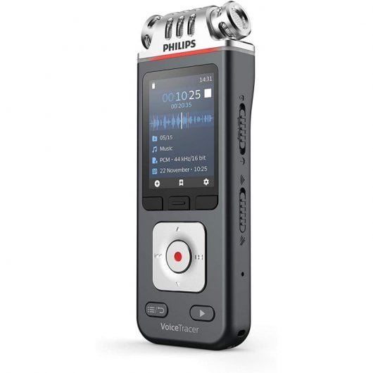 Philips Voice Tracer DVT6110/00 dictaphone Carte flash Anthracite, Chrome