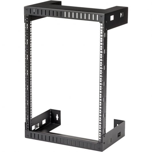 StarTech.com RK15WALLOA Rack 15U Wandmontiertes Regal Schwarz