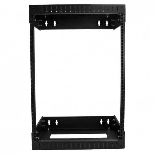 StarTech.com RK15WALLOA Rack 15U Wandmontiertes Regal Schwarz