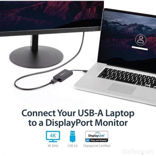 StarTech USB32DP4K Adaptador DisplayPort/USB 3.2