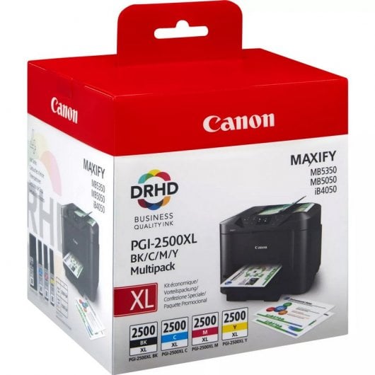 Canon Cartuccia d'inchiostro Multipack a resa elevata BK/C/M/Y PGI-2500XL