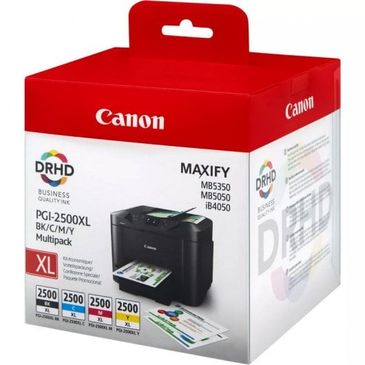 Canon PGI-2500XL Cartucho de Tinta Original Alta Capacidad Negro + Tricolor