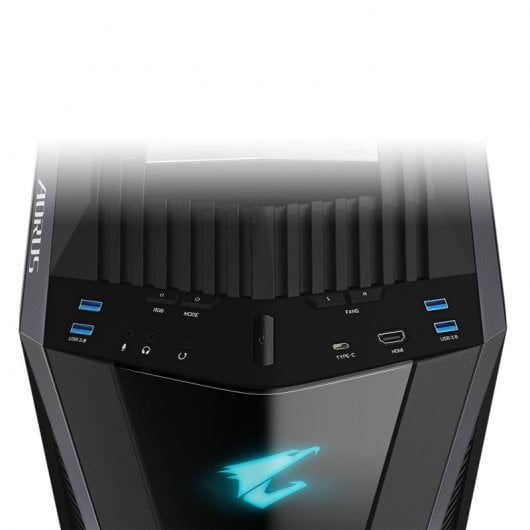 Gigabyte AORUS C700 Glass Cristal Templado USB 3.1 Negra