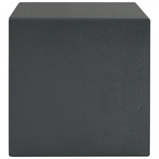 VidaXL Caja Fuerte Mecánica de Acero 23x17x17 cm Gris Oscuro