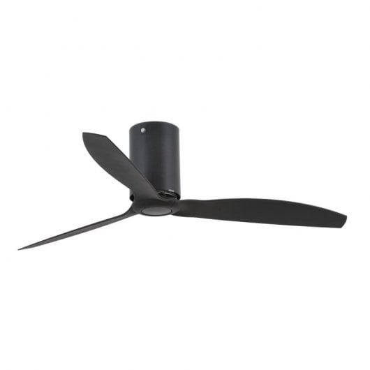 Faro Mini Tube Fan Ventilador de Techo con Mando 32W Negro Mate