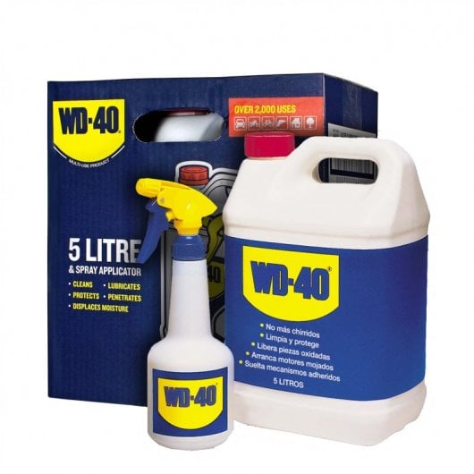 WD-40 Pack Garrafa Lubricante Multiusos 5L + Pulverizador