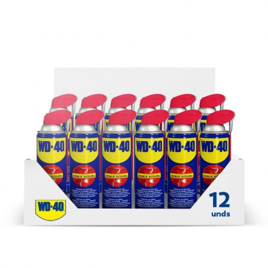 WD-40 Pack 12 Spray Lubricante Multiusos Doble Acción 500ml