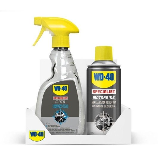 WD-40 Specialist Motorrad Pflege-Set Spray Poliermittel 400ml + Reiniger 500ml