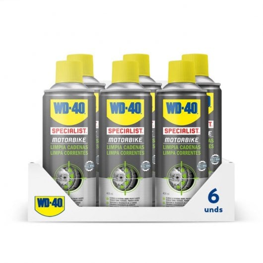 WD-40 Specialist Motorbike Pack 6 Spray Limpia Cadenas 400ml
