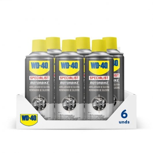 WD-40 Specialist Motorbike Pack 6 Spray Abrillantadores de Silicona 400ml
