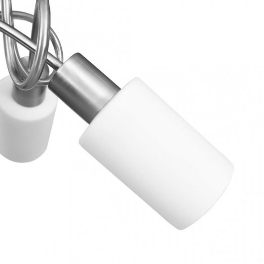 VidaXL Plafonnier Bol en Céramique 3xE14 Blanc