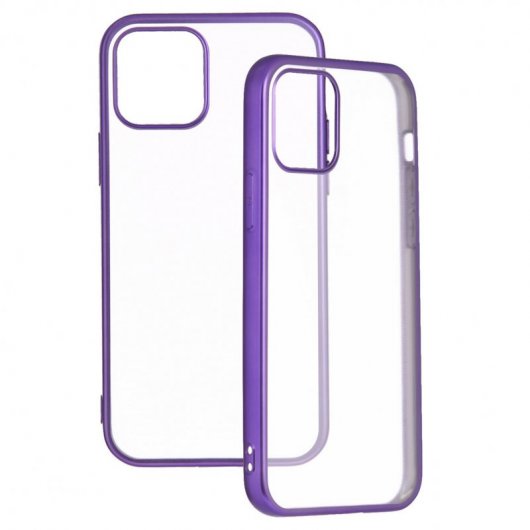 Funda Bumper Premium Morada para iPhone 12 Pro Max