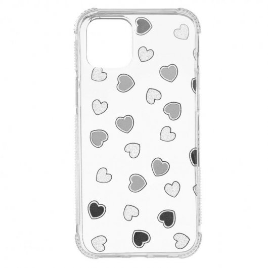 Funda Iridiscente Corazones para iPhone 12 Pro Max