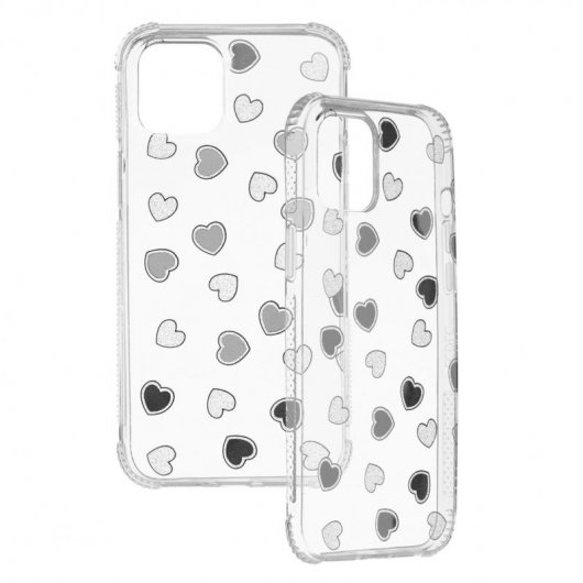Funda Iridiscente Corazones para iPhone 12 Pro Max