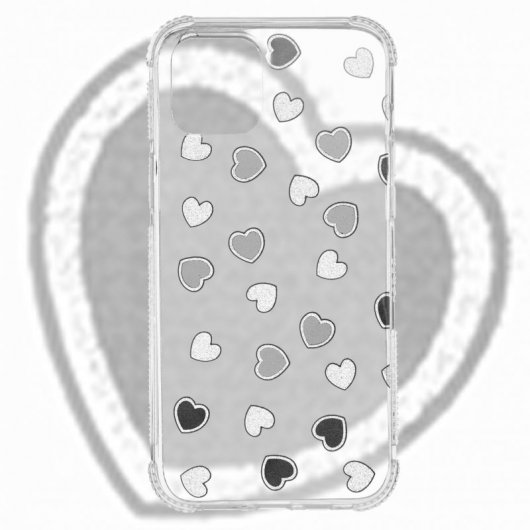Funda Iridiscente Corazones para iPhone 12 Pro Max
