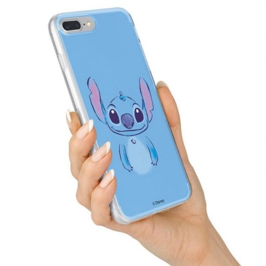 Funda Oficial Lilo & Stitch de Disney Stitch Azul para Xiaomi Redmi Note 9 Pro