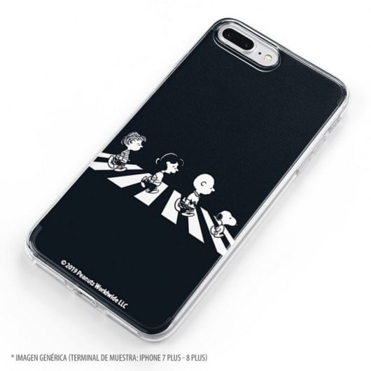 Funda Oficial de Snoopy Peanuts Personajes Beatles para Xiaomi Redmi Note 9 Pro