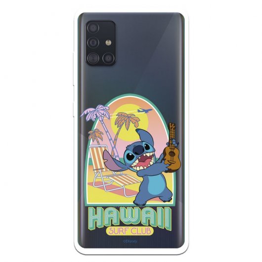 Funda Oficial de Disney Stitch Hawaii Surf Club para Samsung Galaxy A51
