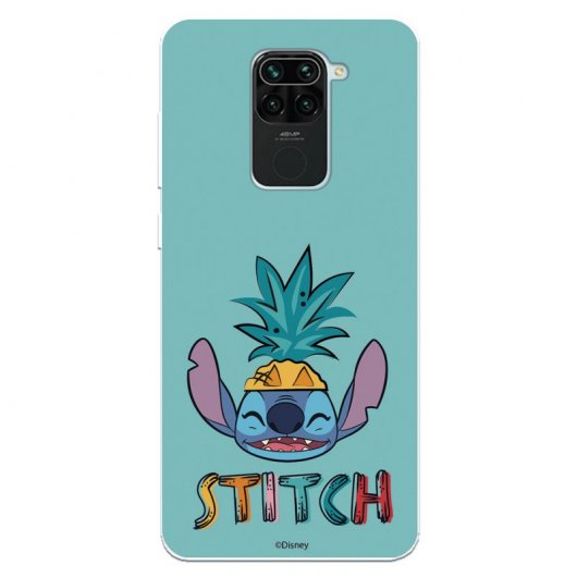 Funda Oficial de Disney Stitch Hawaiano para Xiaomi Redmi Note 9