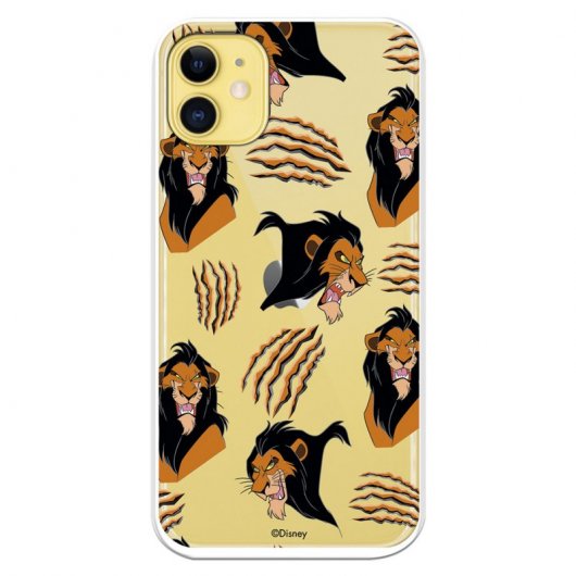 Funda Oficial de Disney Scar Patrón Villanas Disney para iPhone 11