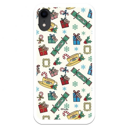 Funda Oficial de Friends Iconos Navideños para iPhone XR