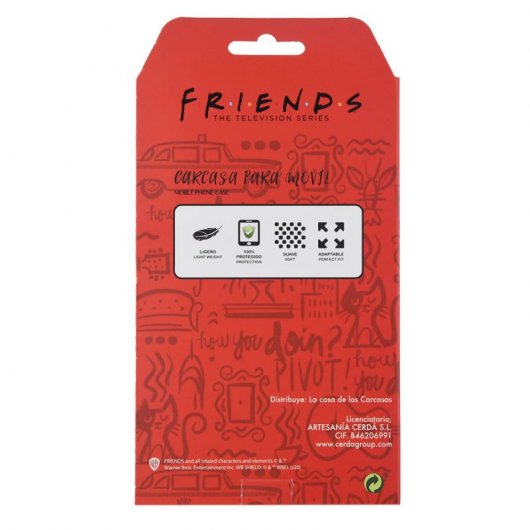 Funda Oficial de Friends Iconos Navideños para iPhone XR