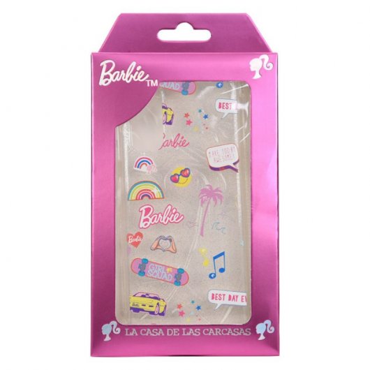 Funda Oficial de Mattel Barbie Stickers Brillantina Reforzada para iPhone 11