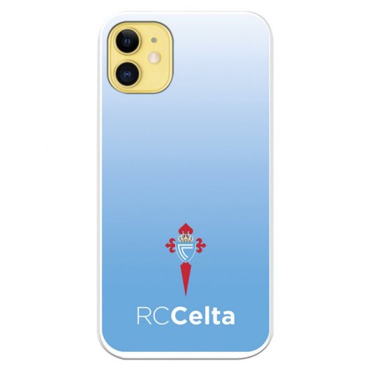 Funda Licencia Oficial RC Celta Escudo Fondo Degradado para iPhone 11